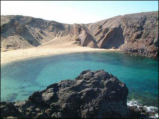 Papagayo Cove in Lanzarote