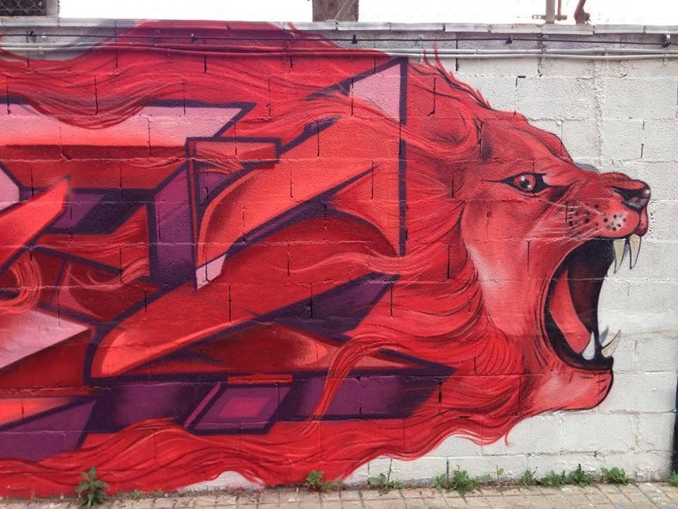 Lion Street Art