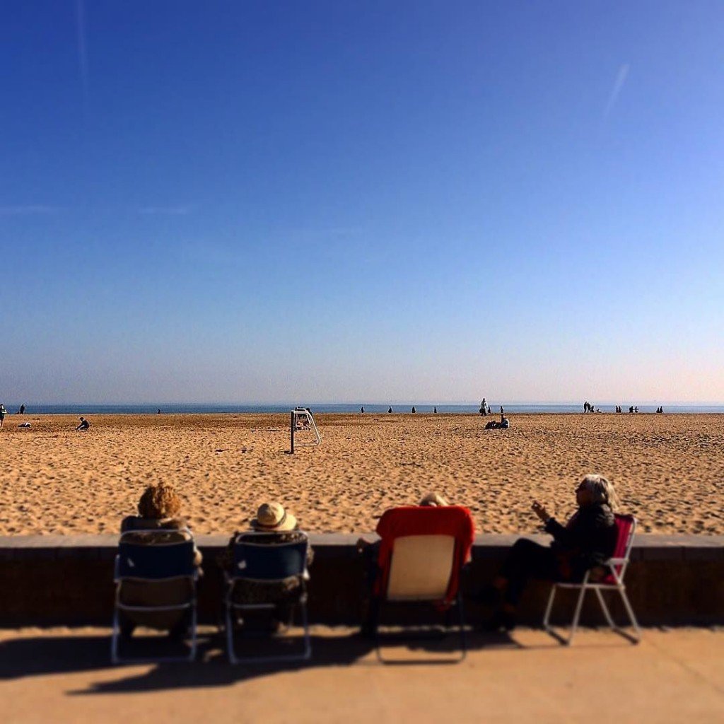 The Patacona Beach in Alboraya, Valencia