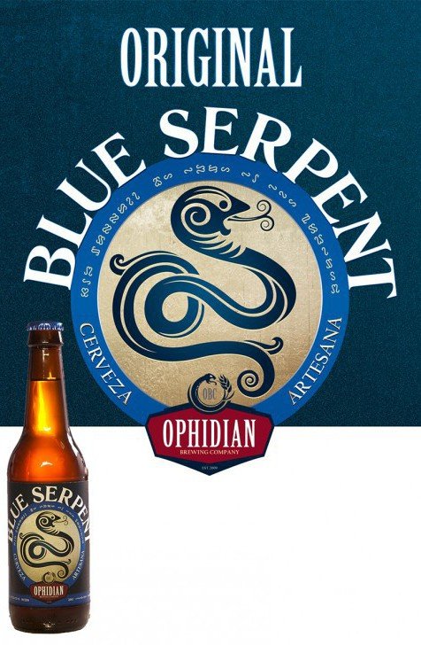 Blue Serpent From the Ophidian Brewing Company
