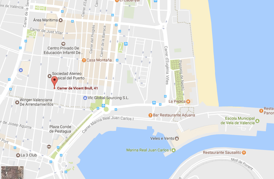 Cabanyal Area Of Valencia