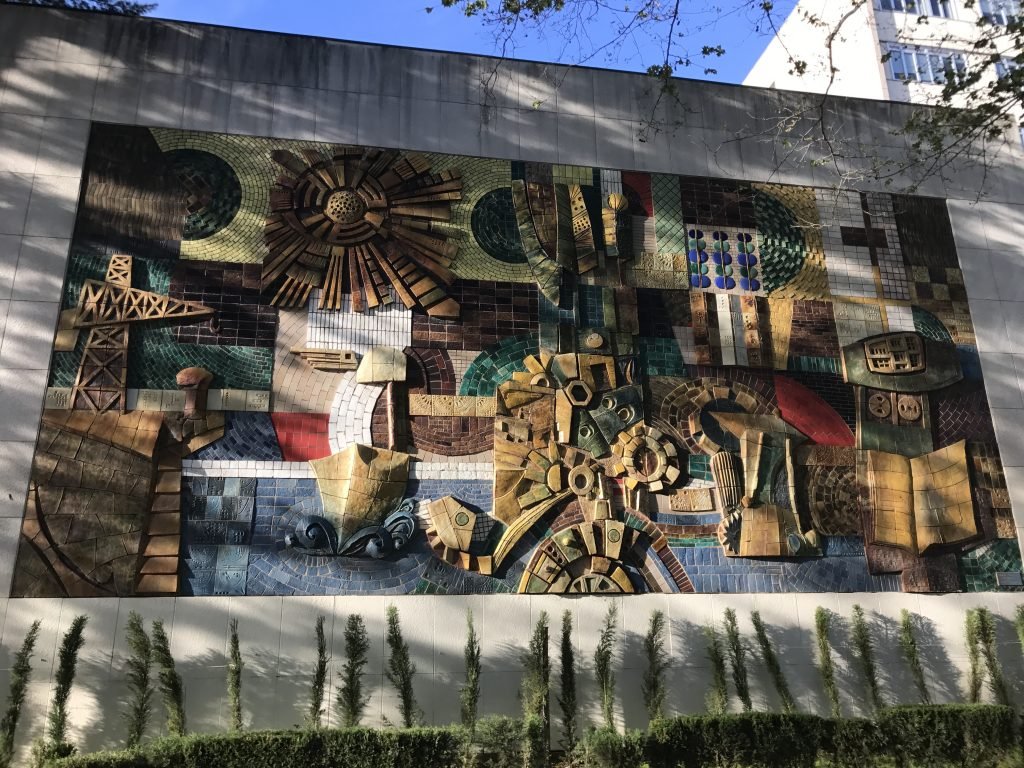Mural on Blasco Ibañez at the University