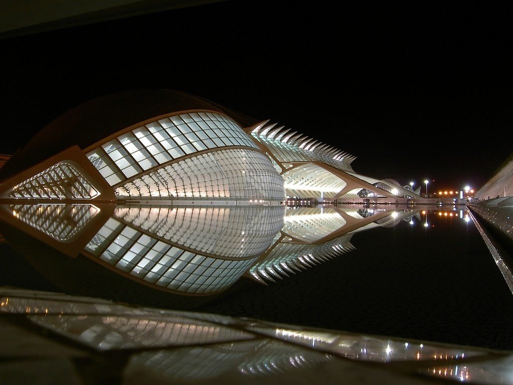 City of Arts and Sciences By Night