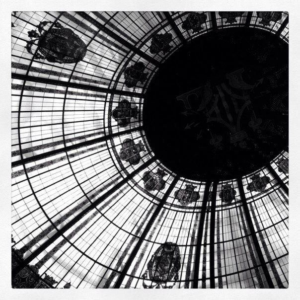 The Post office Dome in Valencia. Walk in. Look Up