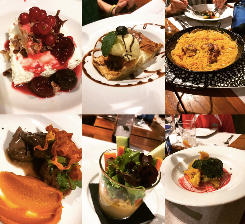 The Sobremesa is that period after you eat all of this. The time spent chatting after a meal drinking coffee, having a bit more wine and shooting the breeze. It can go on for hours