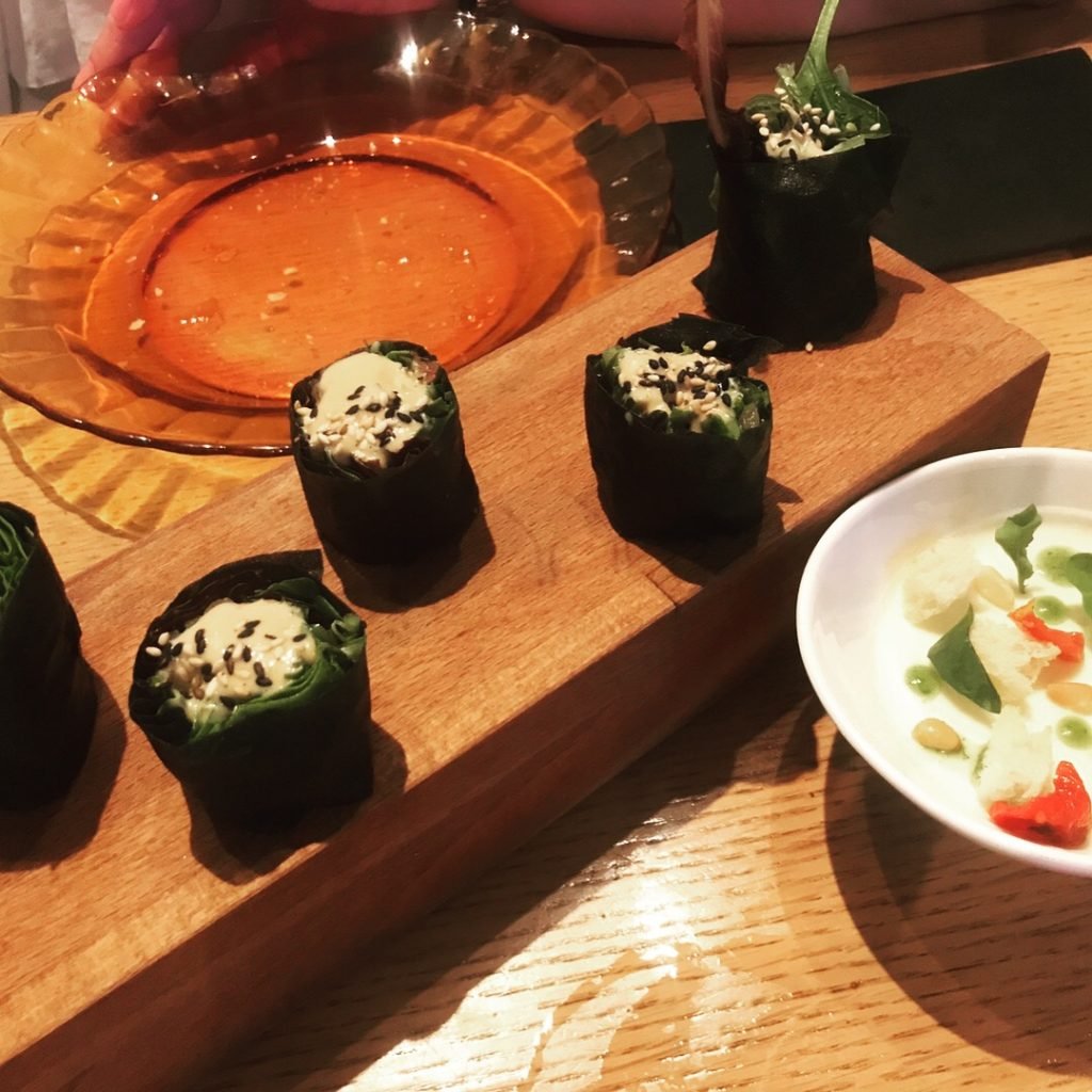 Menu del Dia at Quique Dacosta's merkatbar