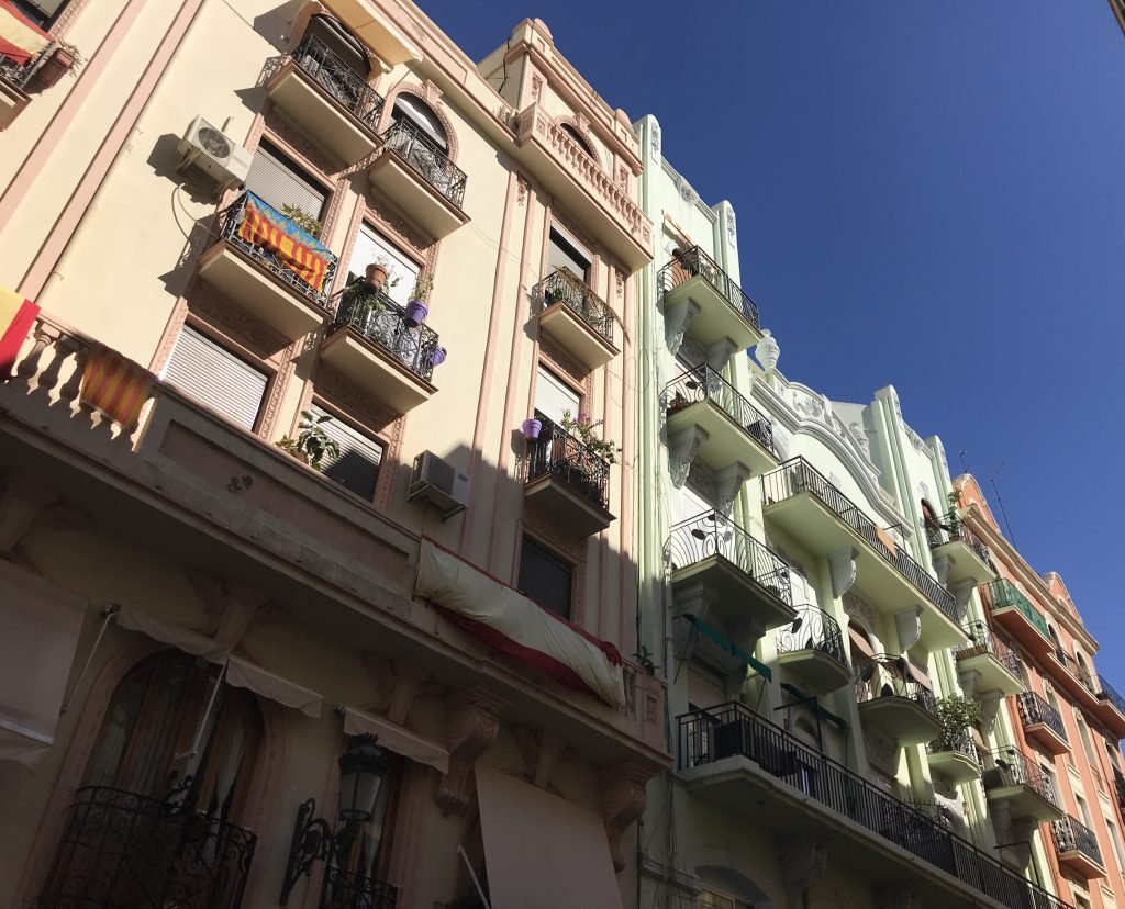 Ruzafa Facades in the Evening Sun