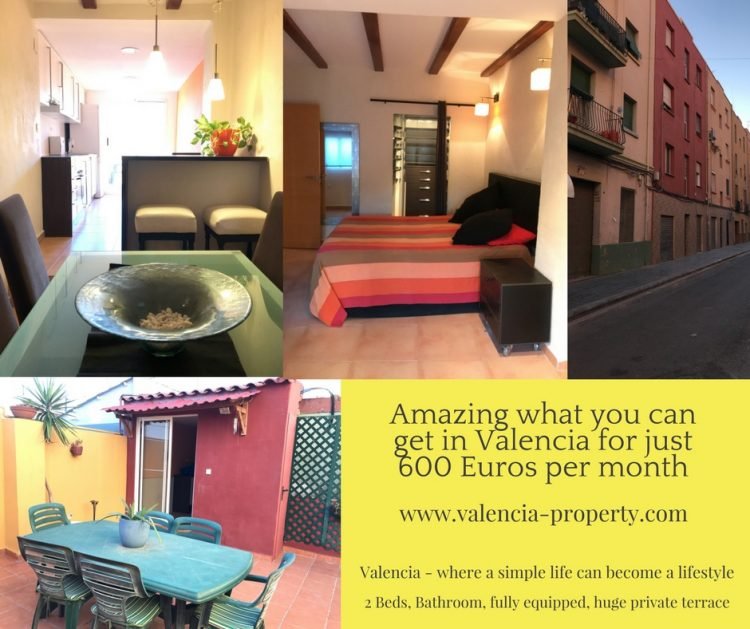 This property in Benicalap cost 73000 Euros and is rented out at 600 Euros per month