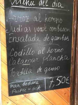 The Traditional Menu Del Dia Is Extraordinarily Good Value