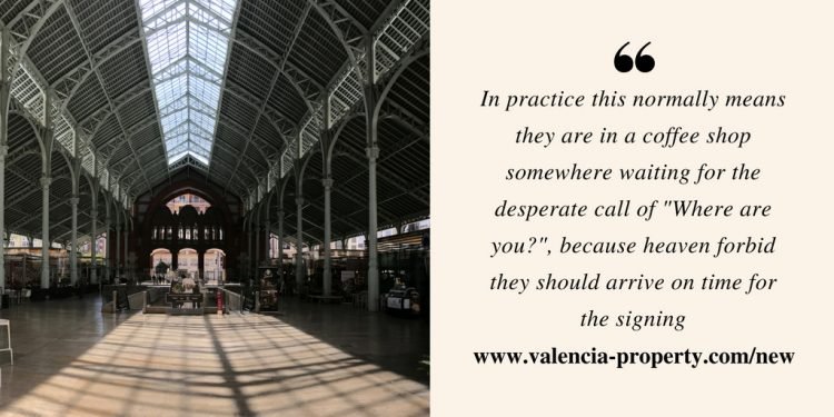 Buying Your Valencia Property in the Notary's Office