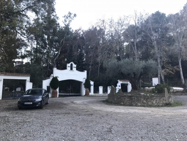 Locked Entrance to the Abandoned Chulilla Spa