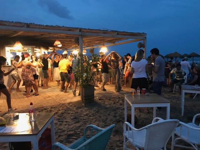 Patacona Beach Bar By Night