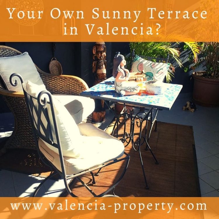 Your Own Sunny Terrace in Valencia