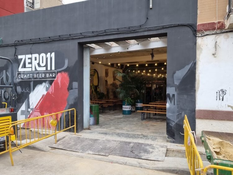 zero11 bar in Valencia